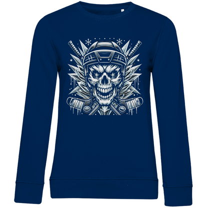 Ladies Sweatshirt HOCKEY SKULL