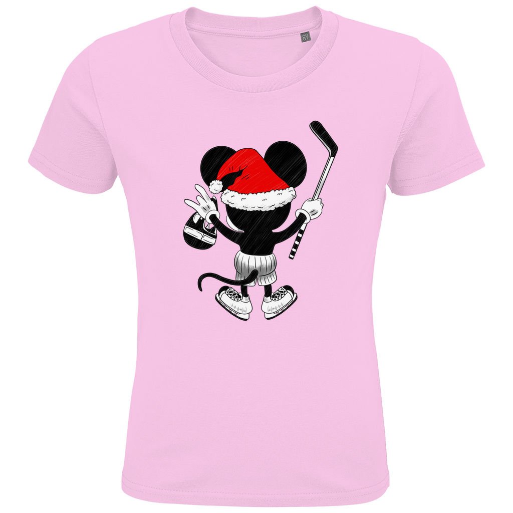 Kids T-Shirt HOCKEY-SANTA-MOUSE