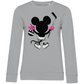 Ladies Sweatshirt HOCKEYMOUSE PINK