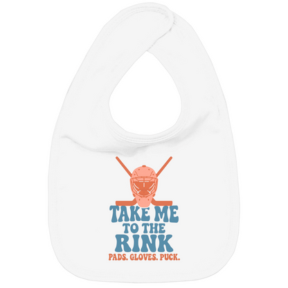 Kinder Bio Lätzchen TAKE ME TO THE RINK GOALIE