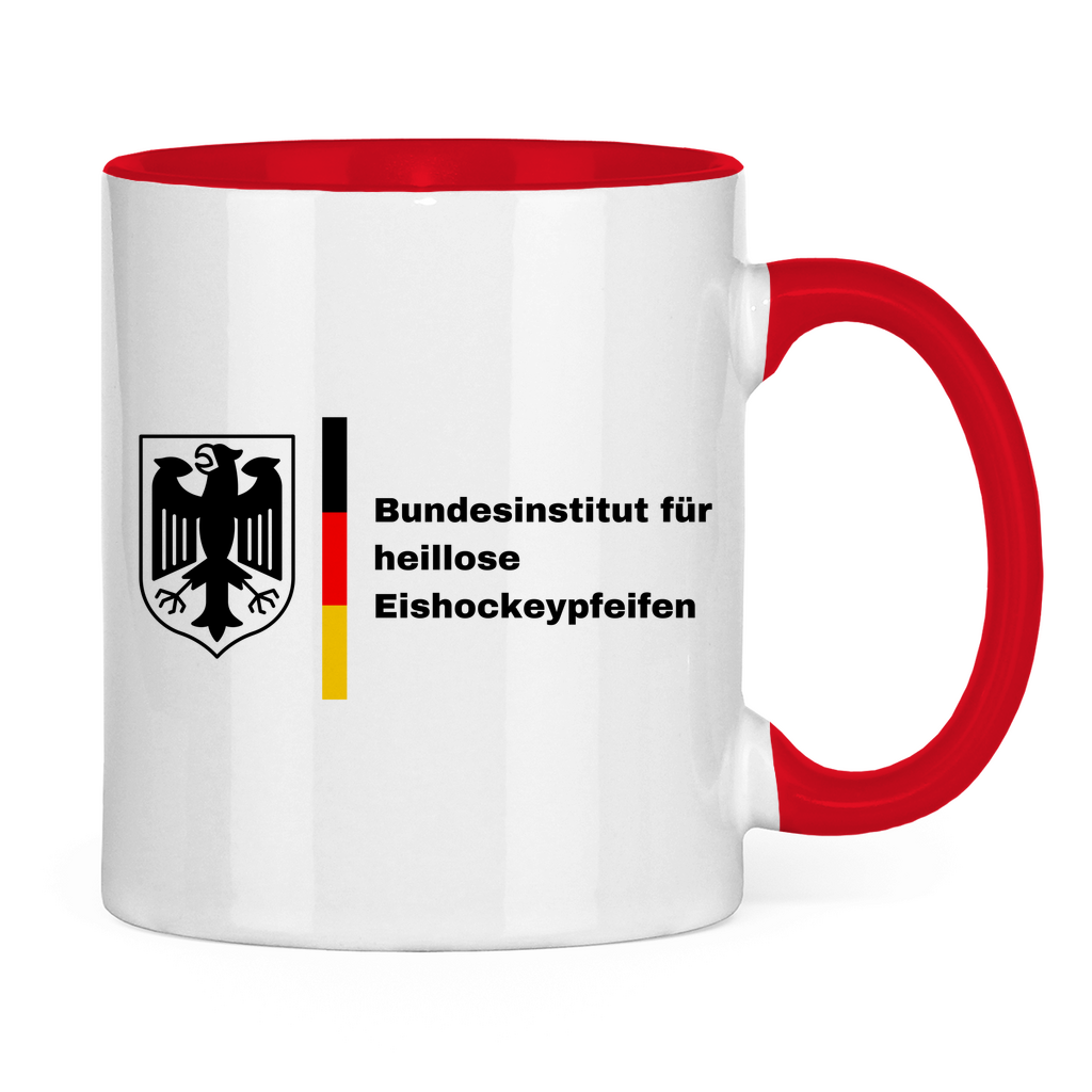 Tasse zweifarbig BUNDESINSTITUT PFEIFEN