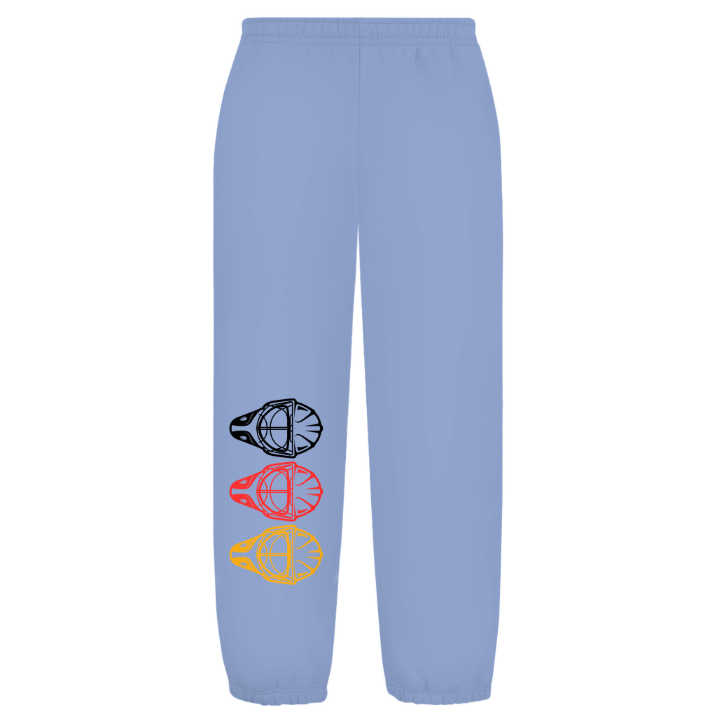 Oversize Sweatpants TEAM GOALIE MASKE SCHWARZ-ROT-GOLD