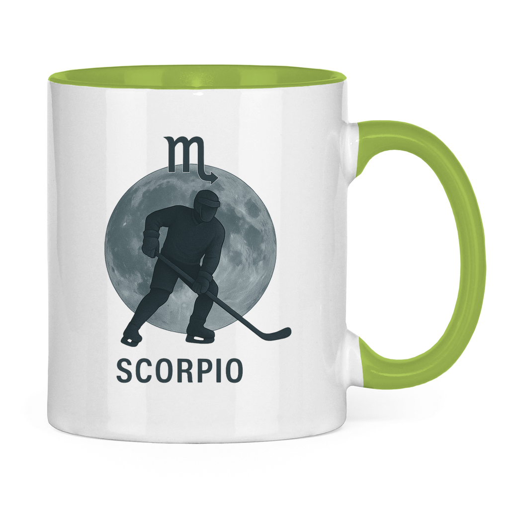 Tasse zweifarbig STERNZEICHEN SCORPIO / SKORPION