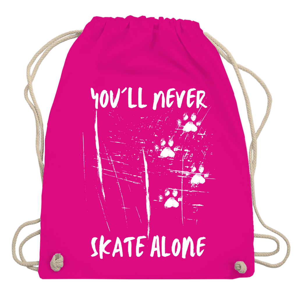 Turnbeutel NEVER SKATE ALONE