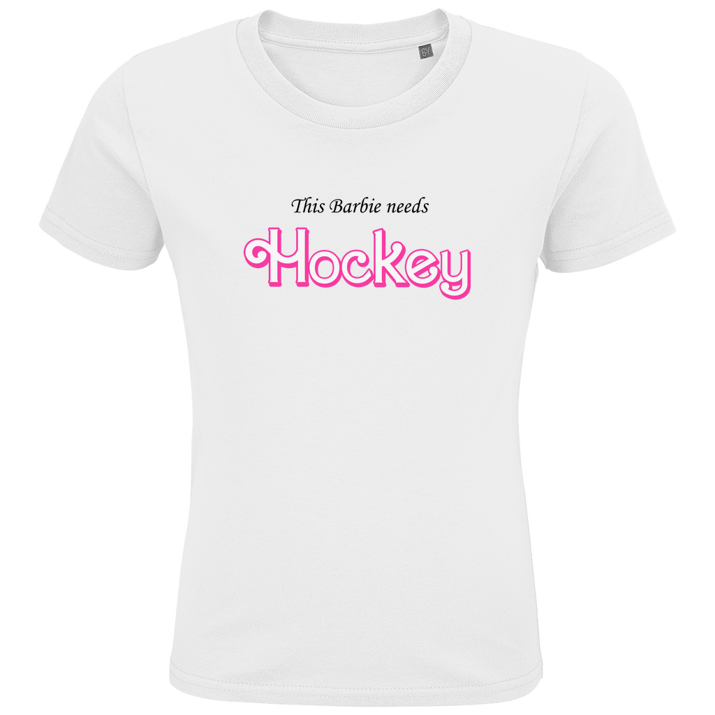 Kids T-Shirt BARBIE NEEDS HOCKEY