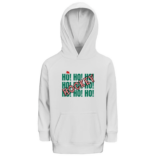 Kids Hoodie HO HO HOCKEY