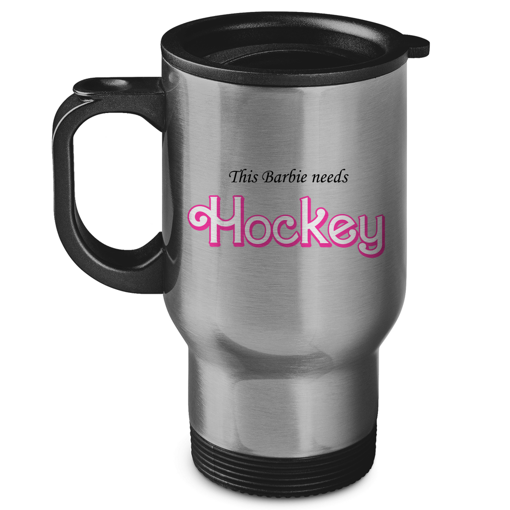 Edelstahl-Thermobecher BARBIE NEEDS HOCKEY