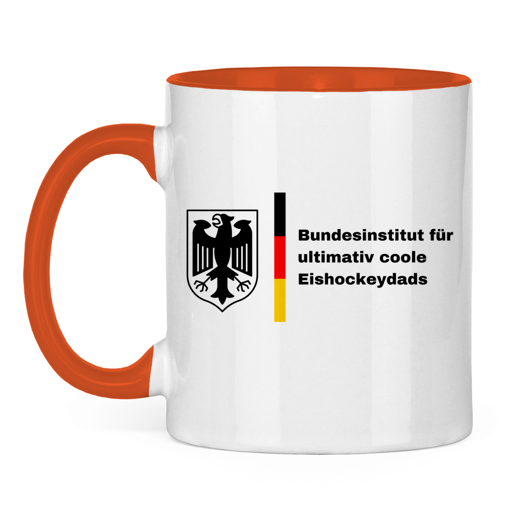 Tasse zweifarbig BUNDESINSTITUT HOCKEYDAD