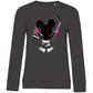 Ladies Sweatshirt HOCKEYMOUSE PINK