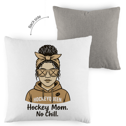 Kopfkissen zweifarbig HOCKEY MOM - NO CHILL