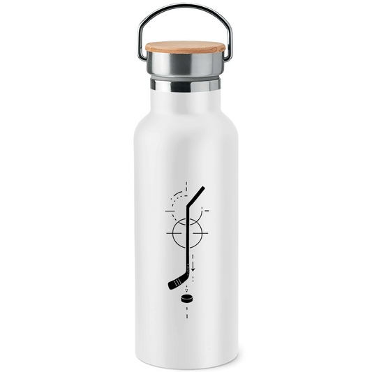 Edelstahl-Trinkflasche HOCKEYSTICK MODERN