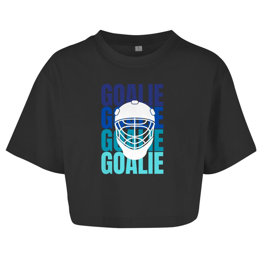 Ladies Crop Top GOALIE MASKE