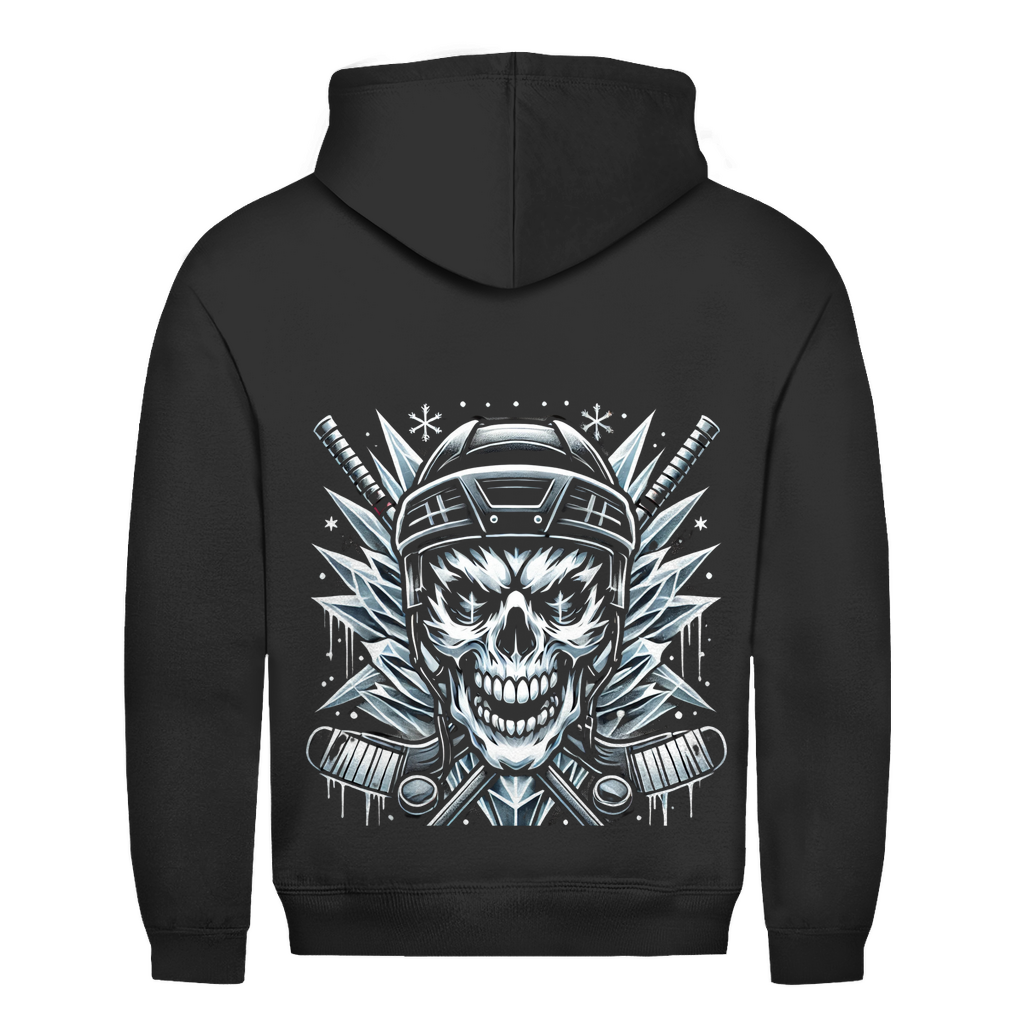Unisex Hoodie HOCKEY SKULL (back)