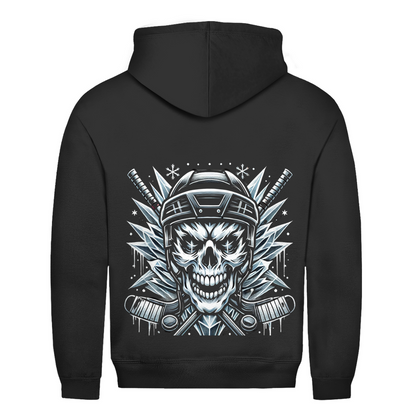 Unisex Hoodie HOCKEY SKULL (back)