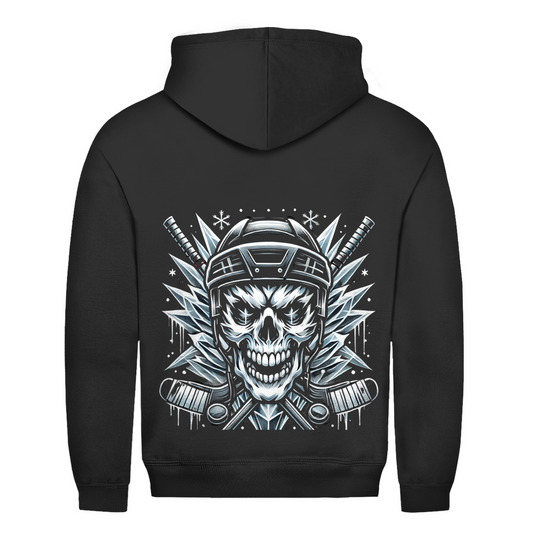 Unisex Hoodie HOCKEY SKULL (back)