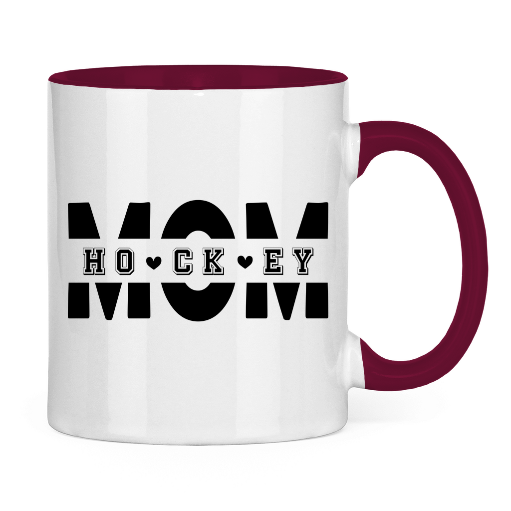 Tasse zweifarbig HOCKEYMOM