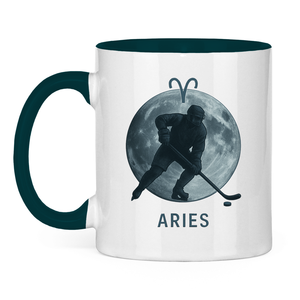 Tasse zweifarbig STERNZEICHEN ARIES / WIDDER