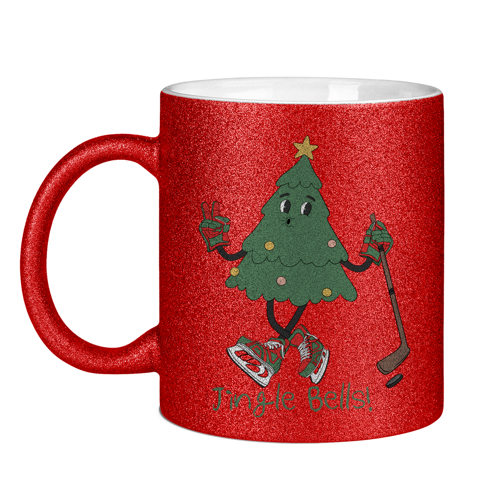 Glitzertasse JINGLE BELLS