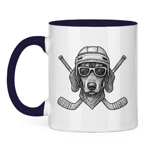Tasse zweifarbig COOL HOCKEYDOG