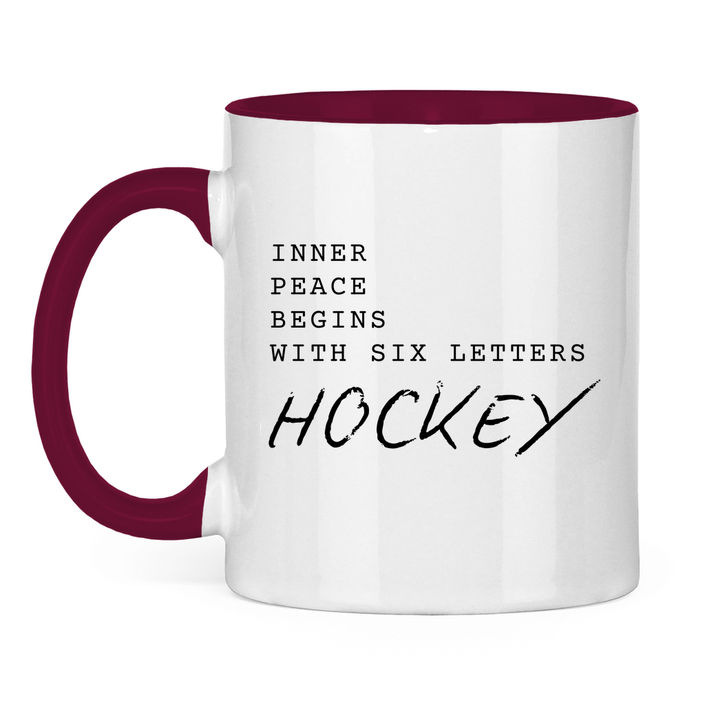 Tasse zweifarbig INNER PEACE