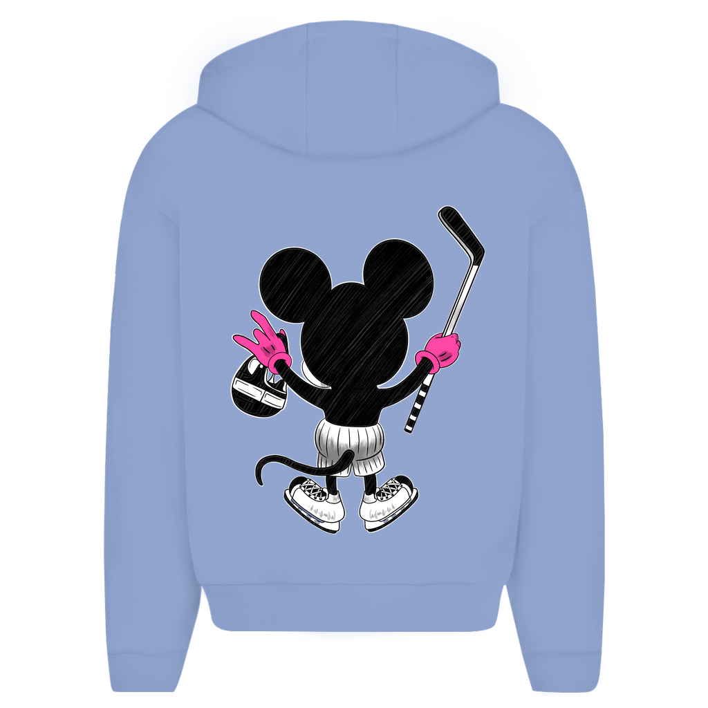 Oversize Zipper HOCKEYMOUSE PINK (back)