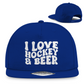 Snapback I LOVE HOCKEY & BEER