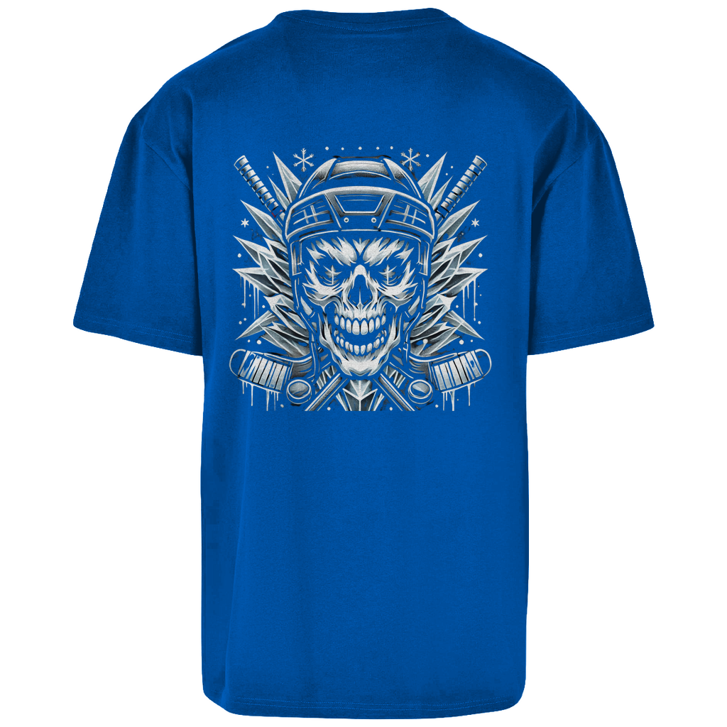 Oversize T-Shirt HOCKEY SKULL (back)