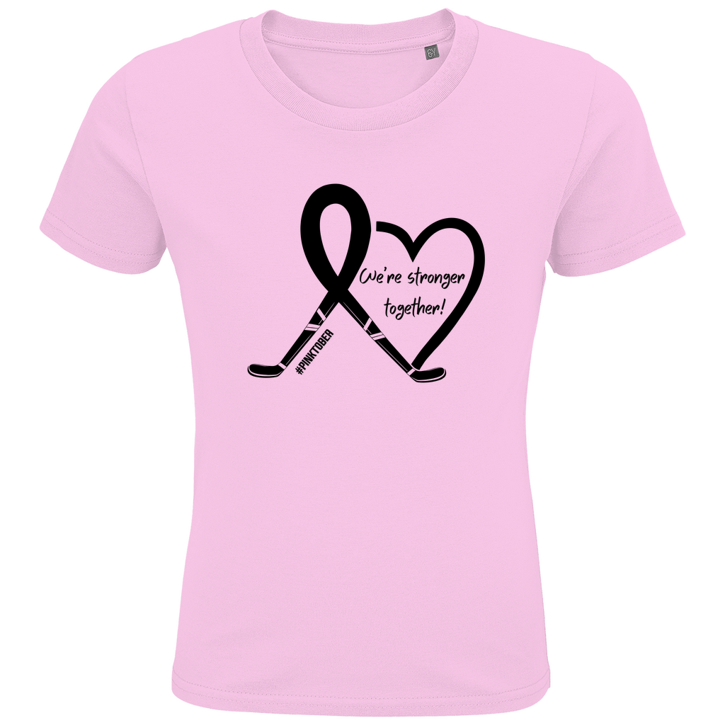Kids T-Shirt PINKTOBER STRONGER TOGETHER