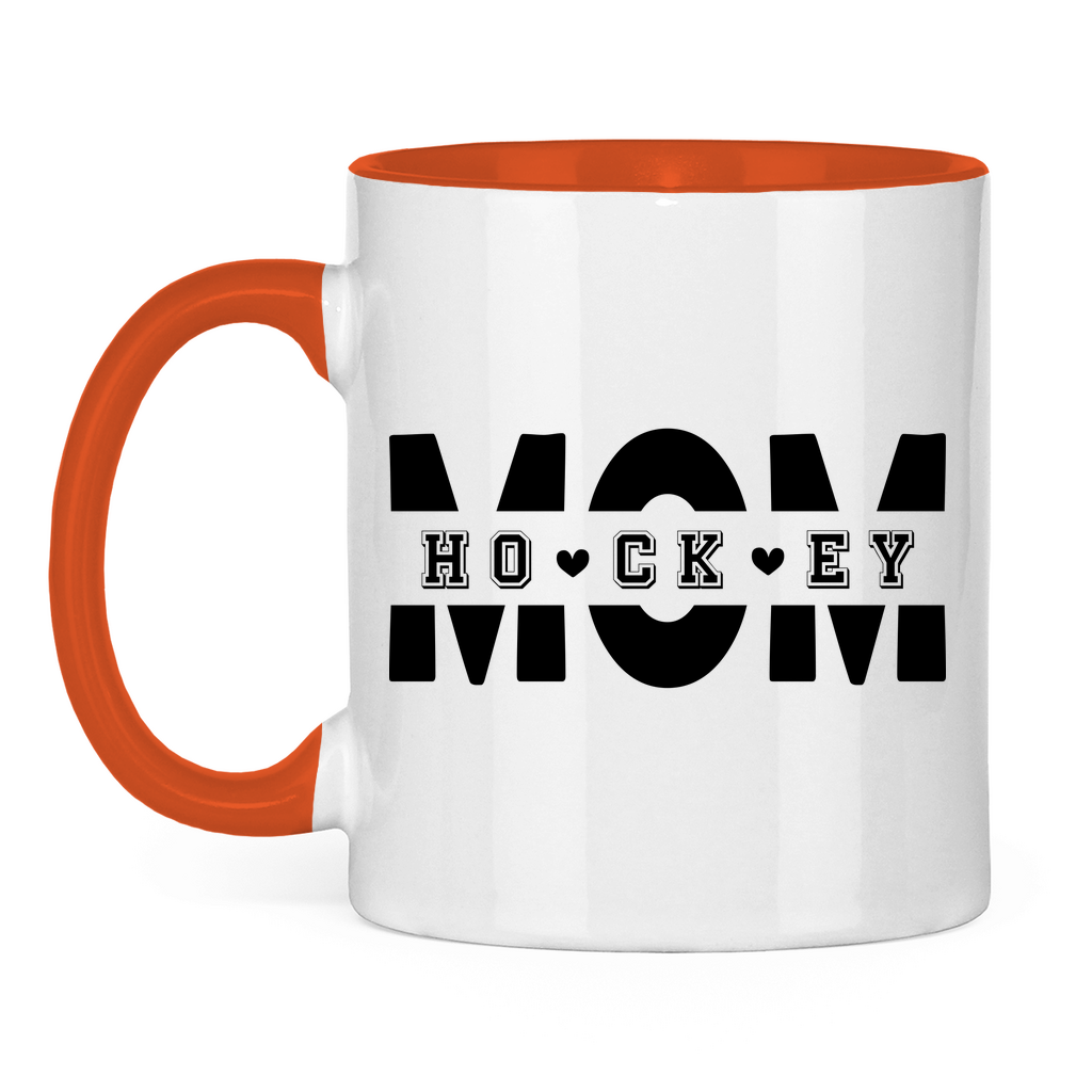 Tasse zweifarbig HOCKEYMOM