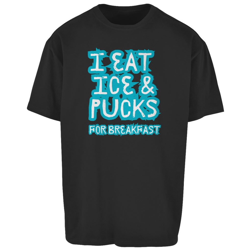 Oversize T-Shirt ICE & PUCKS FOR BREAKFAST