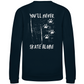 Kids Sweatshirt NEVER SKATE ALONE (back)