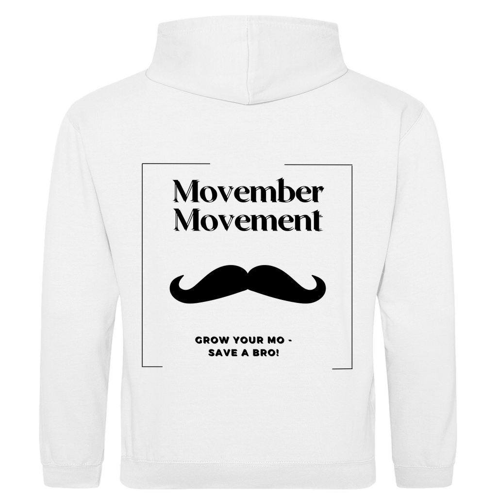 Unisex Hoodie MOVEMBER MOVEMENT (back)