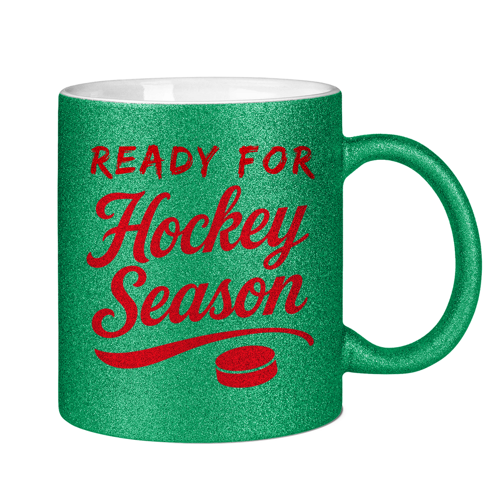 Glitzertasse READY FOR HOCKEY SEASON