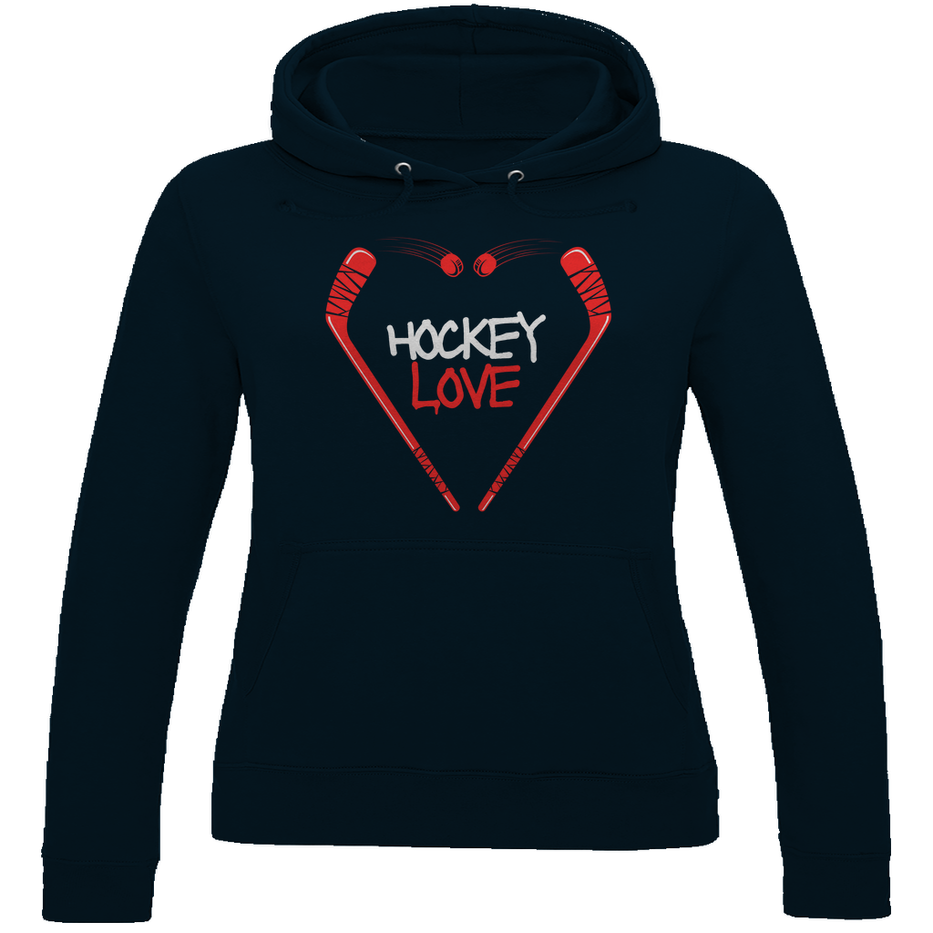 Ladies Hoodie HOCKEYLOVE STICKHEART