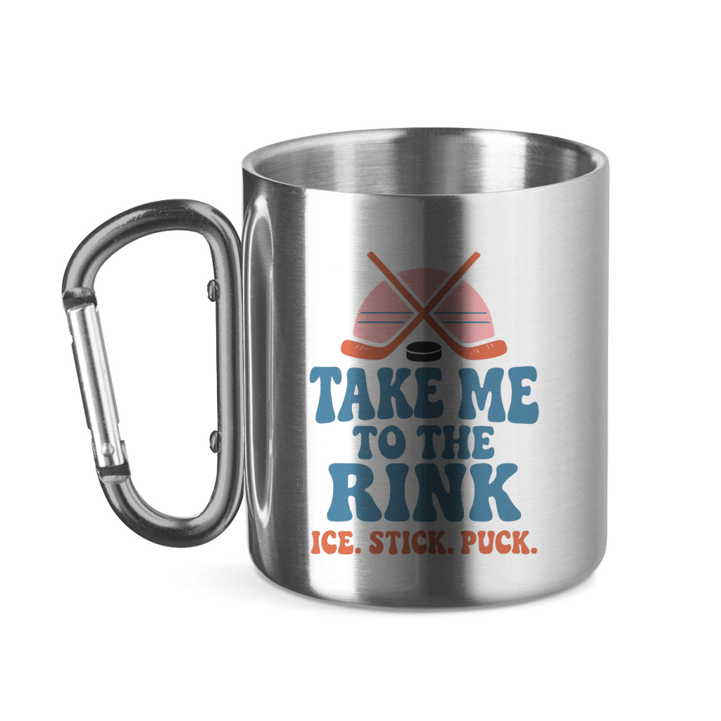 Edelstahltasse TAKE ME TO THE RINK