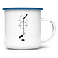 Emaille Tasse HOCKEYSTICK MODERN