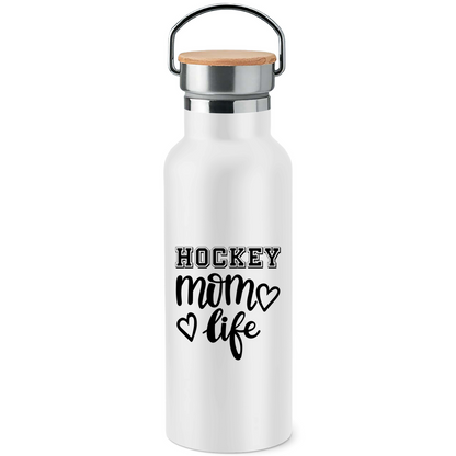 Edelstahl-Trinkflasche HOCKEY MOM LIFE