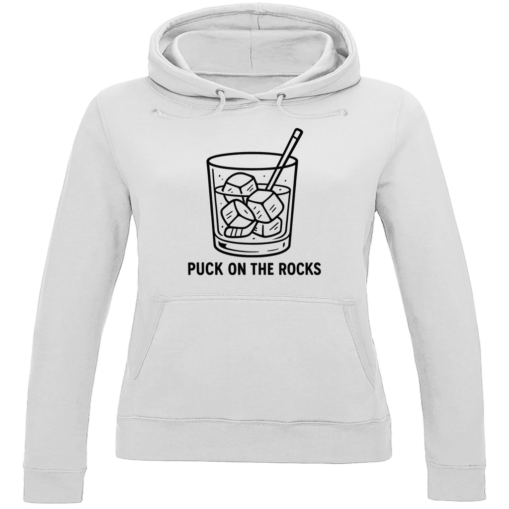 Ladies Hoodie PUCK ON THE ROCKS