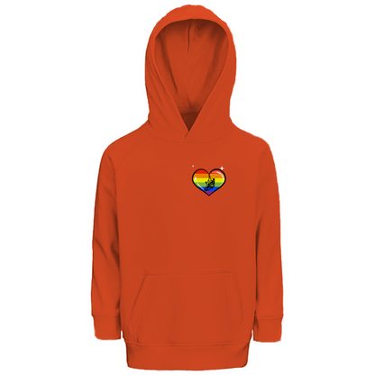 Kids Hoodie RAINBOW SKATE HEART