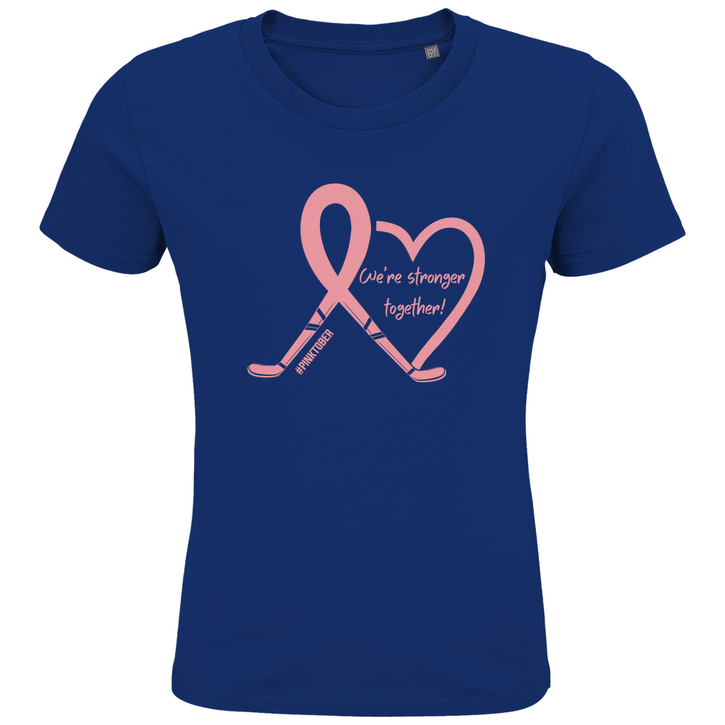 Kids T-Shirt PINKTOBER STRONGER TOGETHER