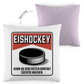 Kopfkissen zweifarbig  EISHOCKEY ZIGARETTENSCHACHTEL