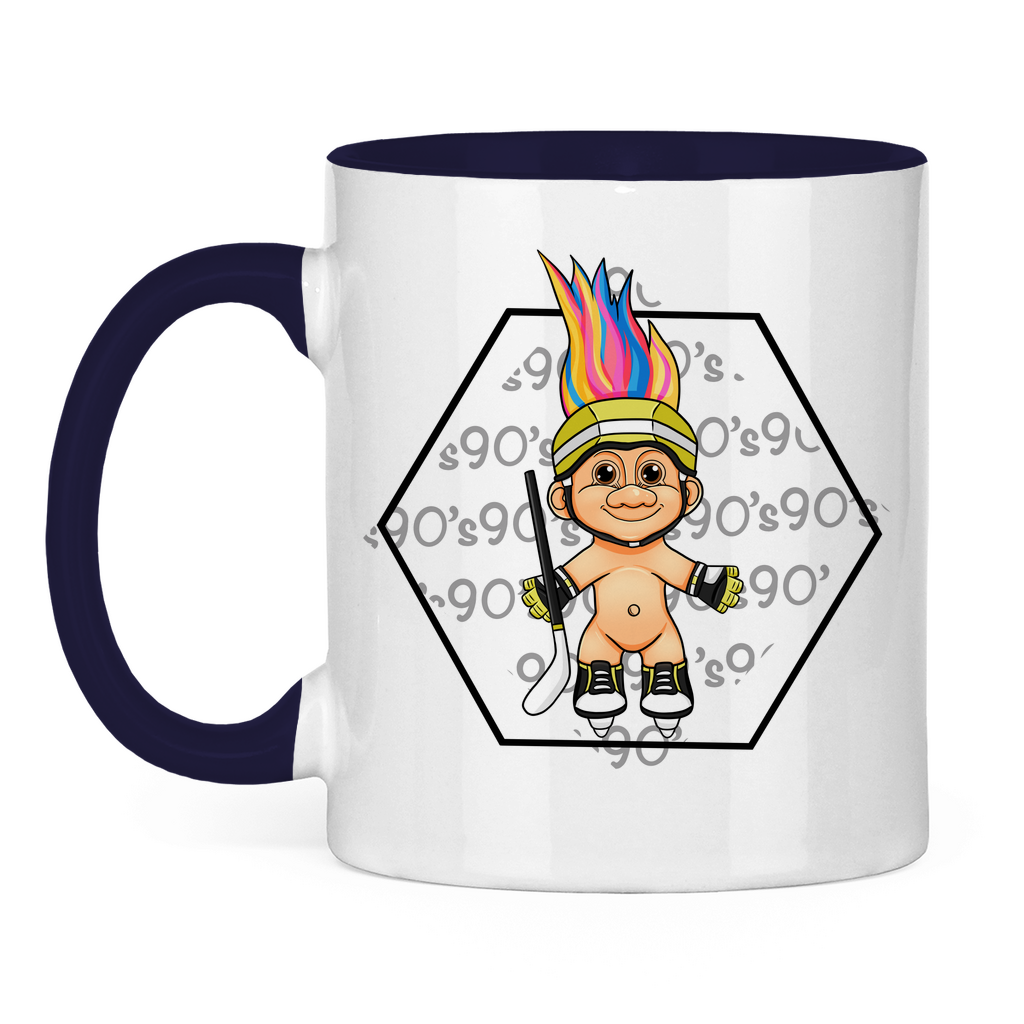 Tasse zweifarbig HOCKEYTROLL