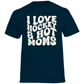 T-Shirt I LOVE HOCKEY & HOT MOMS