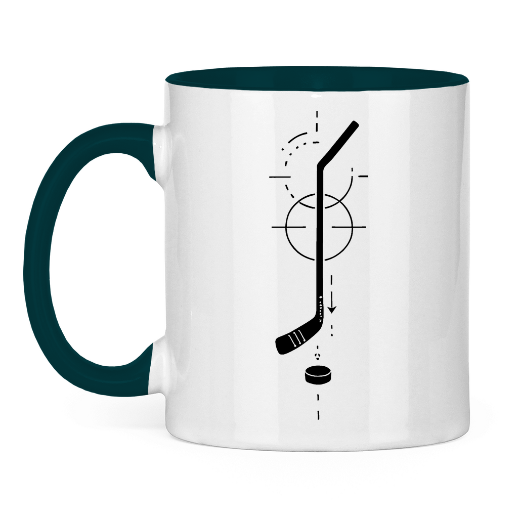 Tasse zweifarbig HOCKEYSTICK MODERN