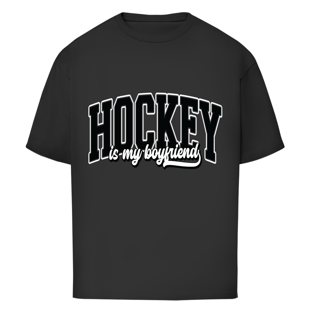 Oversize T-Shirt HOCKEY IS MY BOYFRIEND