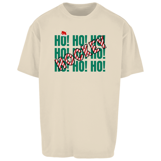 Oversize T-Shirt HO HO... HOCKEY