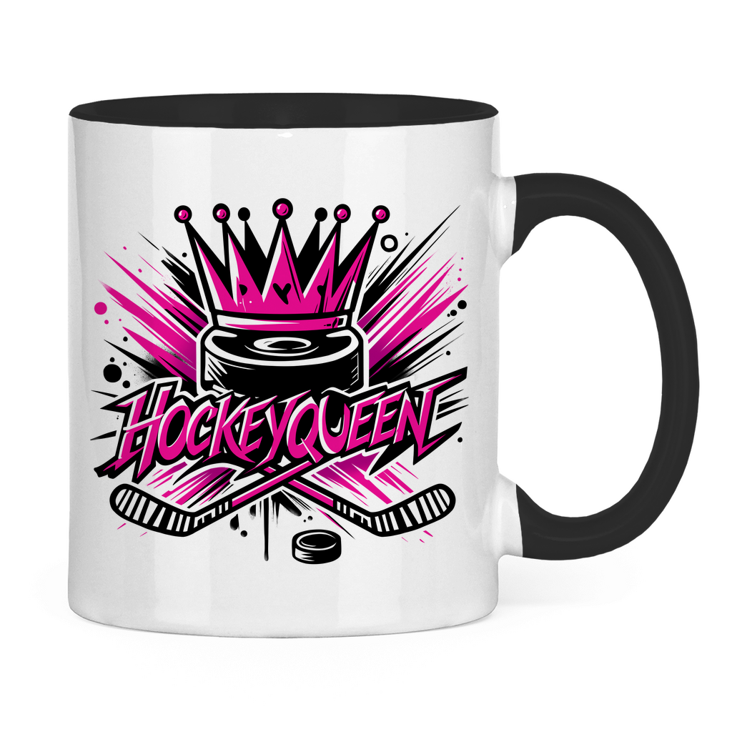 Tasse zweifarbig HOCKEYQUEEN