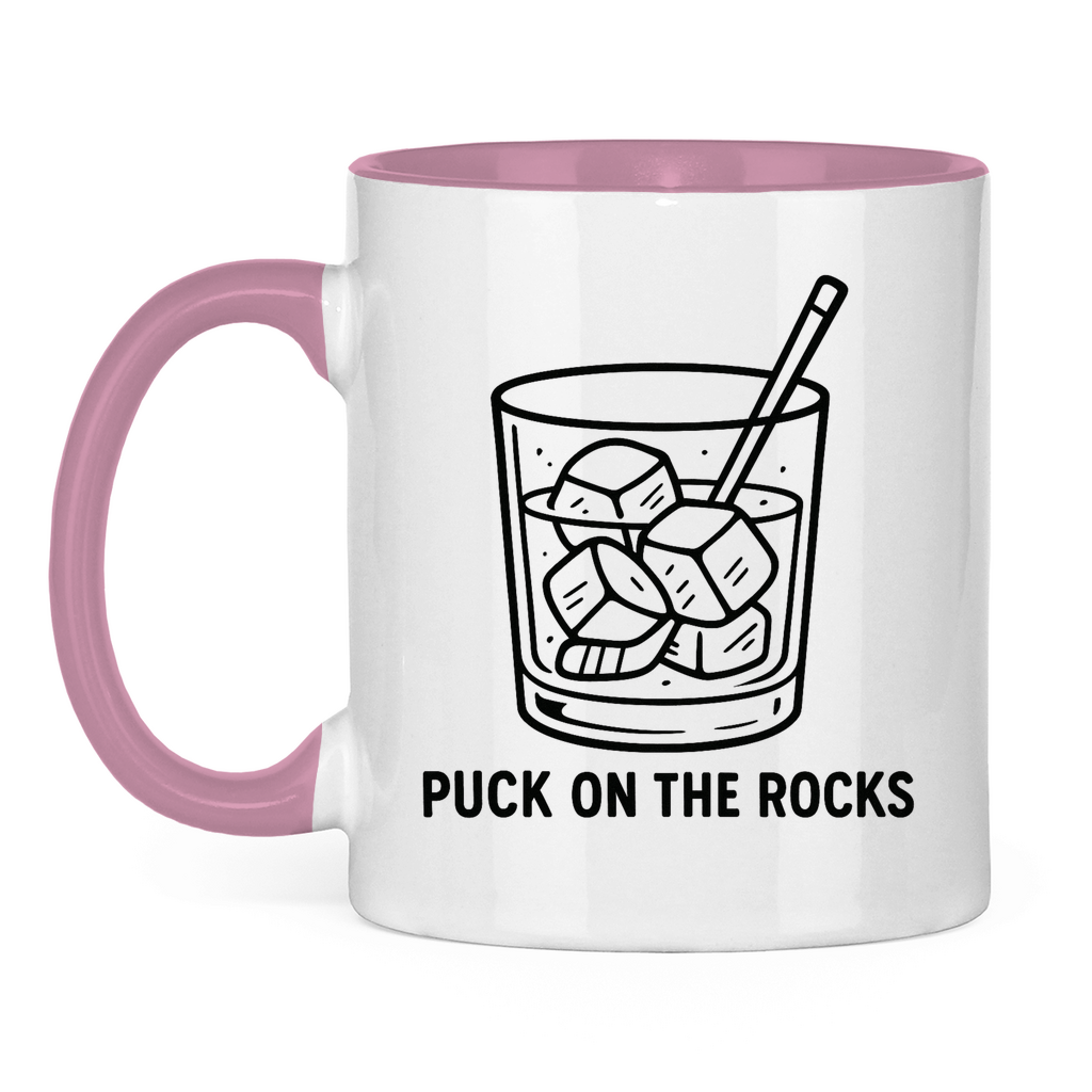Tasse zweifarbig PUCK ON THE ROCKS