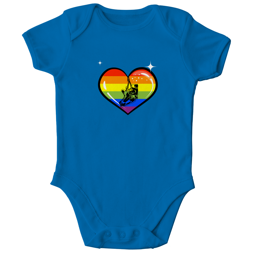 Babybody RAINBOW SKATE HEART