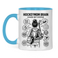 Tasse zweifarbig HOCKEYMOM BRAIN